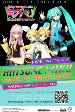 Miku Live Party in Sapporo 2011