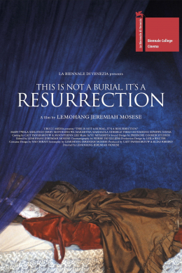 Это не похороны, это – воскресение